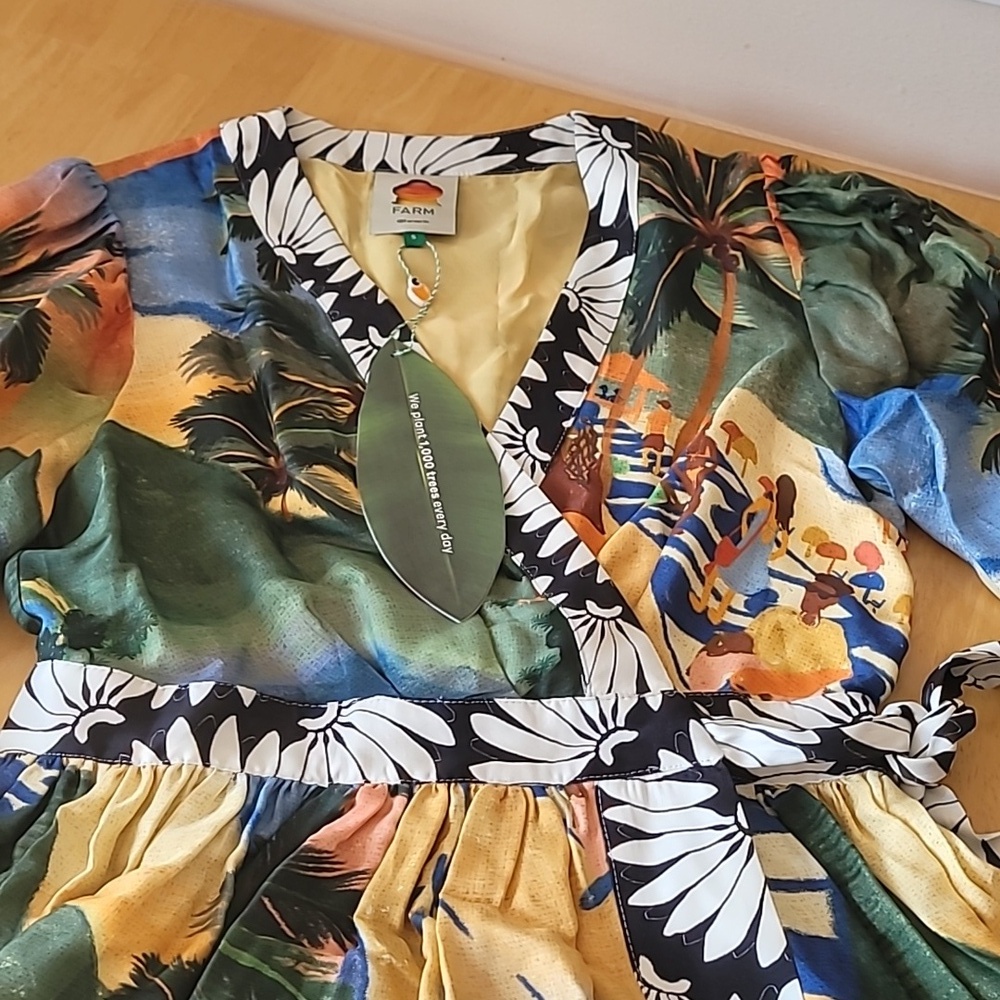 NWT Farm Rio Carioca Dress S NWT - Picture 5 of 16
